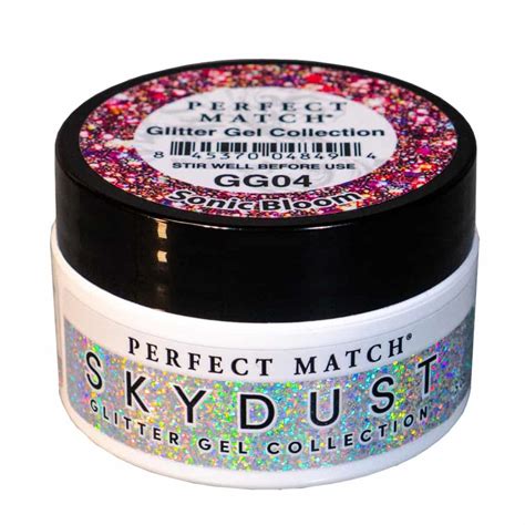 Perfect Match Sculpting Glitter Gel Collection Sonic Bloom Sky Dust
