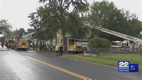 Springfield Firefighters Put Out House Fire On Dwight Road
