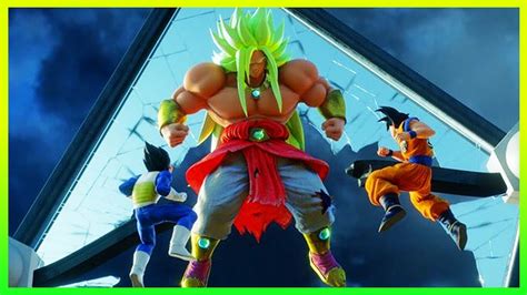 New God Broly Movie Images Revealed Super Saiyan Blue Goku Vs Broly