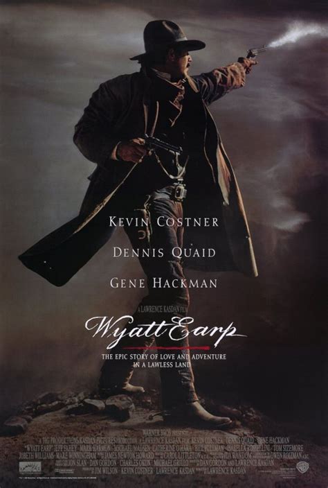 WYATT EARP 1994 Kevin Costner Dennis Quaid Gene Hackman US 1 SHEET