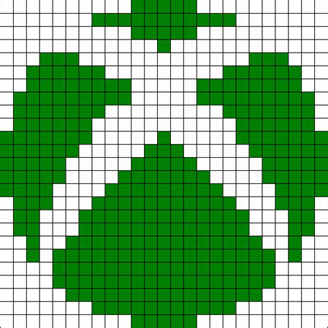 Xbox Logo Perler Bead Pattern Bead Sprites Misc Fuse Bead Patterns