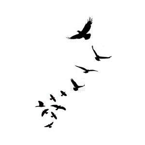 The beauty comes from their wings, for each is a. KEVIN APPROVED | Bird silhouette tattoos, Bird tattoo ribs, Silhouette tattoos