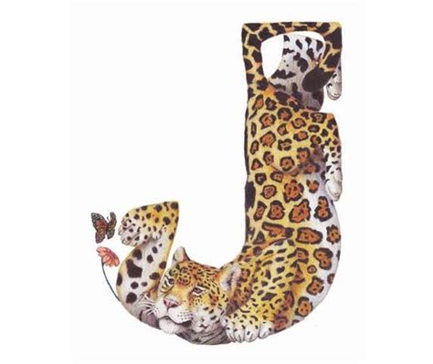 J Is For Jaguar Print Animal Alphabet Alphabet Illustration Letter J