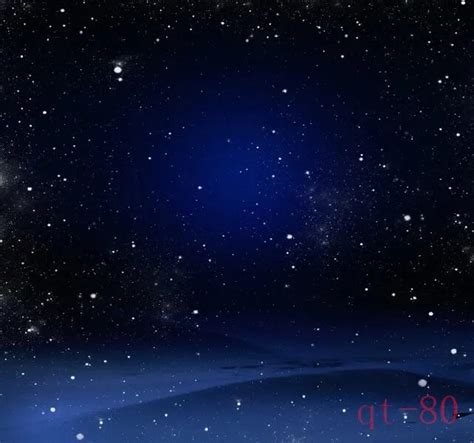 10x10ft Dark Blue Space Starry Sky Custom Photo Studio Backdrops