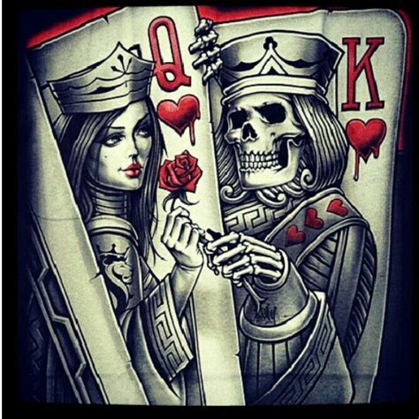 Possible Couples Tattoo Card Tattoo Playing Card Tattoos Queen Tattoo