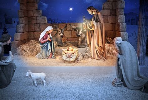 Buy Lfeey 7x5ft Christmas Manger Scene Backdrop Religious Bethlehem