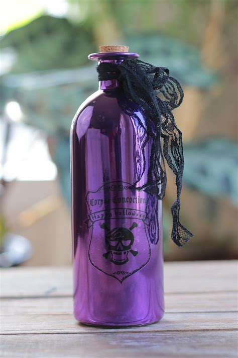 Purple Halloween Potion Bottle - The Weed Patch