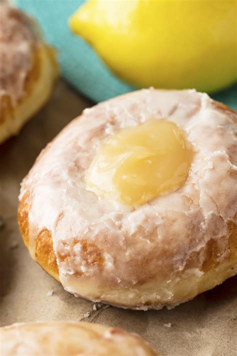 Lemon Filled Doughnuts