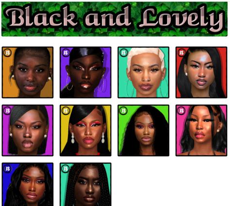 Jaysims The Sims 4 Skin Sims 4 Cc Eyes Sims 4 Black Hair