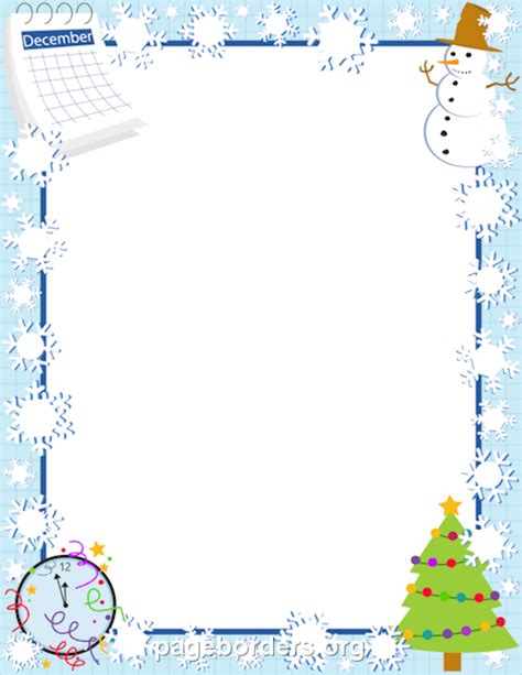 Download High Quality December Clipart Border Transparent Png Images