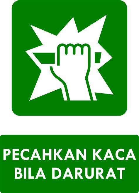 Rambu K3 Kumpulan Rambu Sarana Evakuasi Darurat Safety Sign Ahli