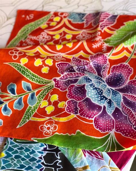 Make And Paint A Malaysian Batik Scarf Teratai Malaysia