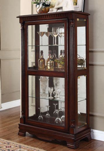 Maybe you would like to learn more about one of these? Carrie Mantel Curio Cabinet in Cherry | Acme Furniture ...