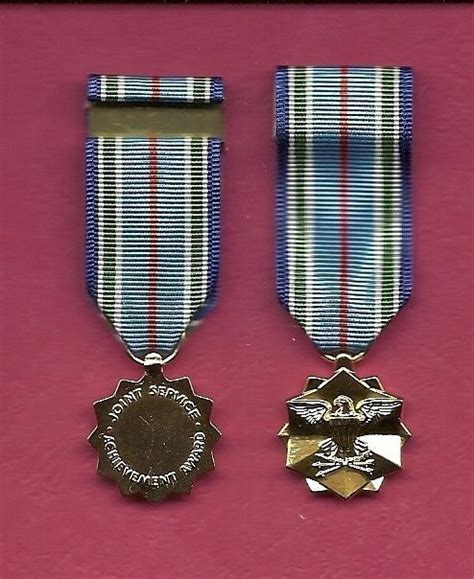 Joint Service Achievement Anodized Mini Miniature Medal Ebay