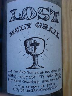 LOST Holy Grail My Son And His Twelve Mates Had A Party Flickr