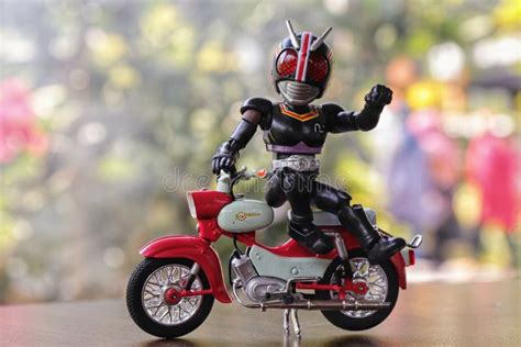 Kamen Rider Black On His Bike Editorial Image Image Of Kamen Rider