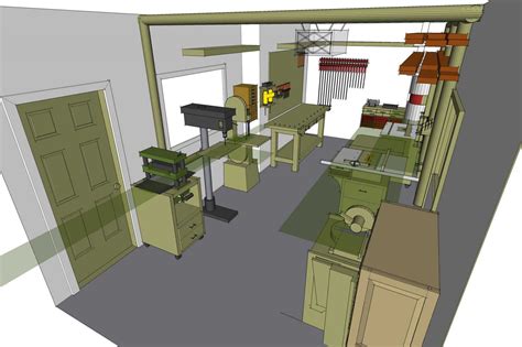 small space, awesomeness | Workshop layout, Shop layout, Workshop layout plans