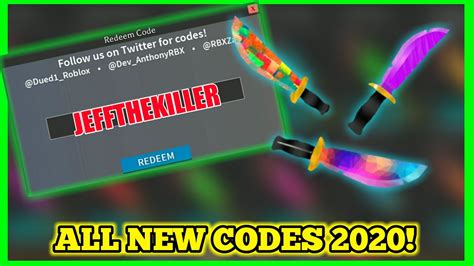 Both those that work today and those that are no longer usable. Roblox Survive The Killer Codes 2020 (March) - YouTube