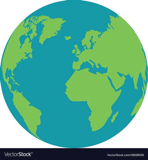 Lesson materials generate student link. World earth global map continent geography Vector Image