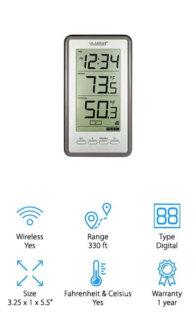 10 Best Indoor Outdoor Thermometers 2020 Buying Guide Geekwrapped