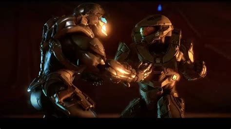 Master Chief Vs Spartan Locke Fight Cutscene Halo 5 Guardians Youtube