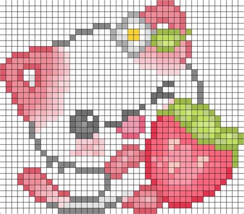 Cute Animals Pixel Art Grid