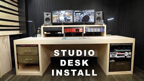 Installing The Ultimate Studio Desk Finally Youtube