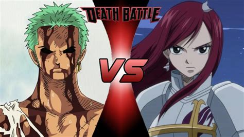 Death Battle Zoro Vs Erza - Image - Death Battle Roronoa Zoro vs Erza Scarlet.jpg | DEATH BATTLE