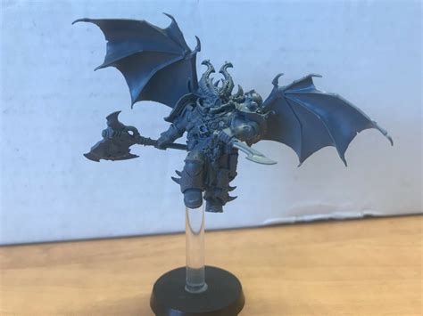 Gw Warhammer K Chaos Space Marine Jump Pack Lord Sorcerer Converted Magnetized