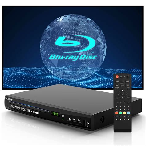 Wonnie Blu Ray Dvd Player For Tv Portable Blu Ray Player With Hdmiav