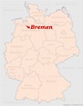 Deutschlandkarte Bremen | Landkarte