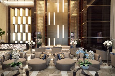 Commercial Interior Design Rendering For Hotel Project On