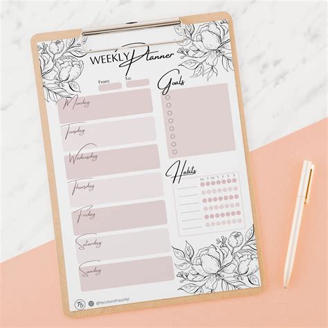 Aesthetic Planner Template