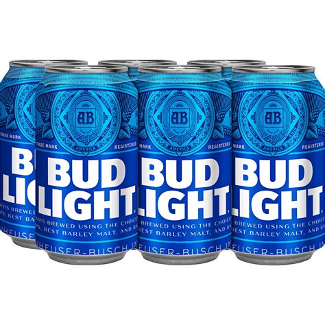 Bud Light Beer 6 Pack 12 Fl Oz Cans 4 2 Abv