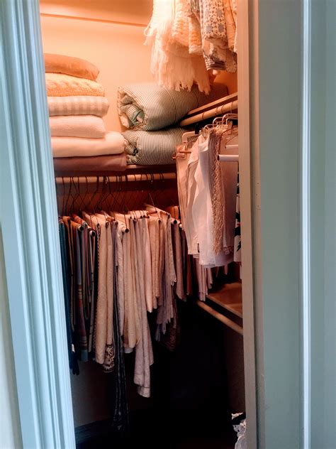 Guest Room Closet New Home For All Table Linens Sorted By Length Of