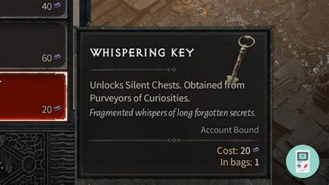 Diablo 4 Whispering Keys How To Get And Use How To Game
