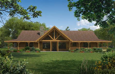 Satterwhite Log Homes Rivers Edge Floor Plan