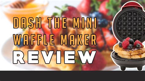 Dash Mini Waffle Maker Review For Waffles Paninis Hash Browns Youtube