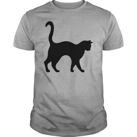 Black Cat Mens Premium T Premium And Fitted Guys Tee Animal Shirts