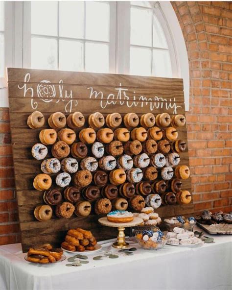 25 wedding donut walls as the hottest catering trend weddingomania