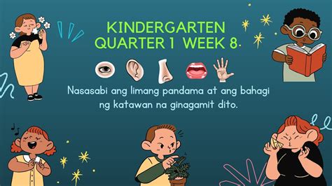 Kinderq1 Week 8 Ang Limang Pandama Youtube