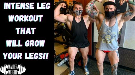 try this intense leg workout to grow your legs challenging leg day youtube