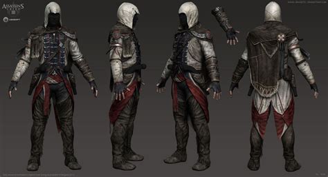 Early Concept Artworks For Connor Kenway Spirit Wq De
