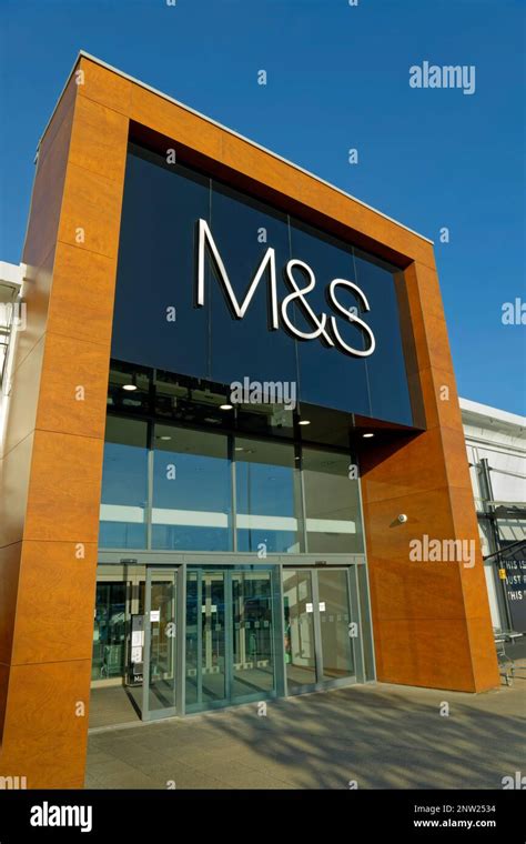 Marks And Spencer Signage And Store Stock Photo Alamy