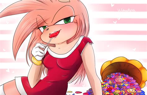 Amy Rose Sweet Candy By Klaudy Na On DeviantArt