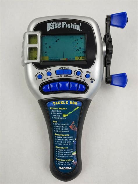 Lunker Bass Fishin 1997 Radica Handheld Electronic Vintage Game