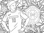 Ronaldinho Coloring Pages - Coloring Home