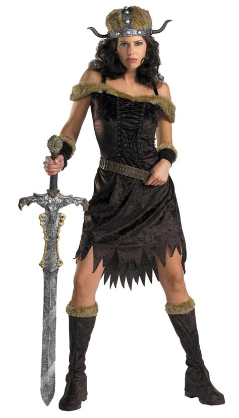 womens nordic babe adult viking costume mr costumes