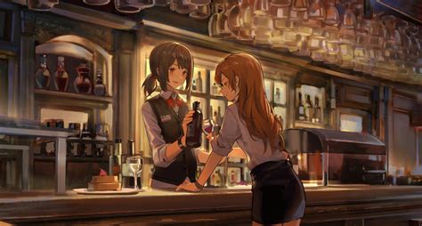 Anime Bar Background