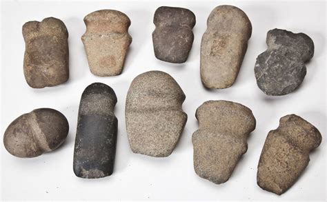 10 Native American Stone Tools Feb 01 2014 Cordier Auctions
